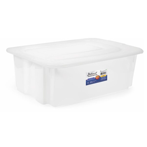 Caixa Organizadora 24,5 LTS  Branca c/ Tampa