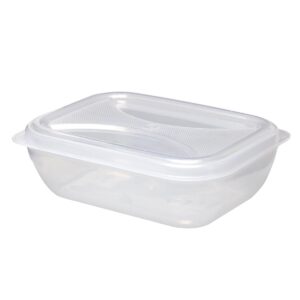 Organizador Retangular 1,0L Transparente