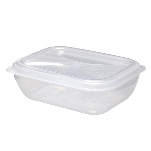 Organizador Retangular 1,0L Transparente