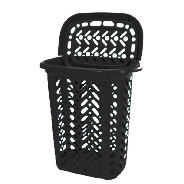Cesto Telado Retangular 60L Preto