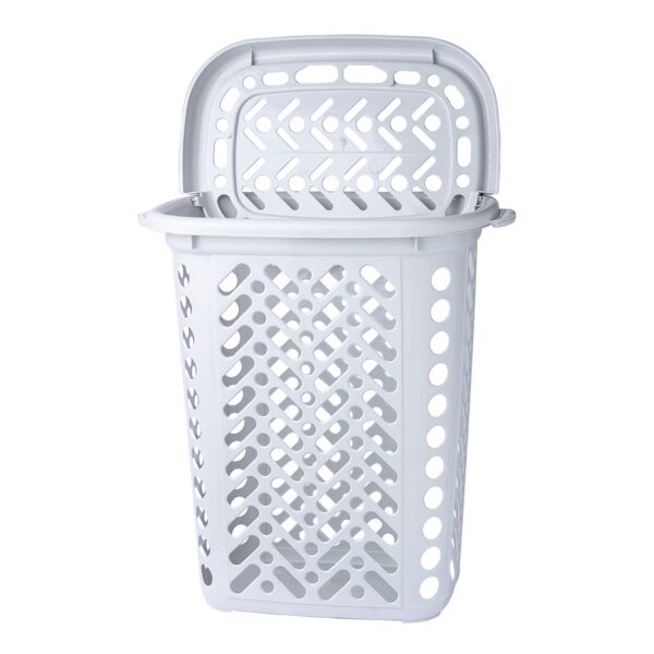 Cesto Telado Retangular 60L Cinza