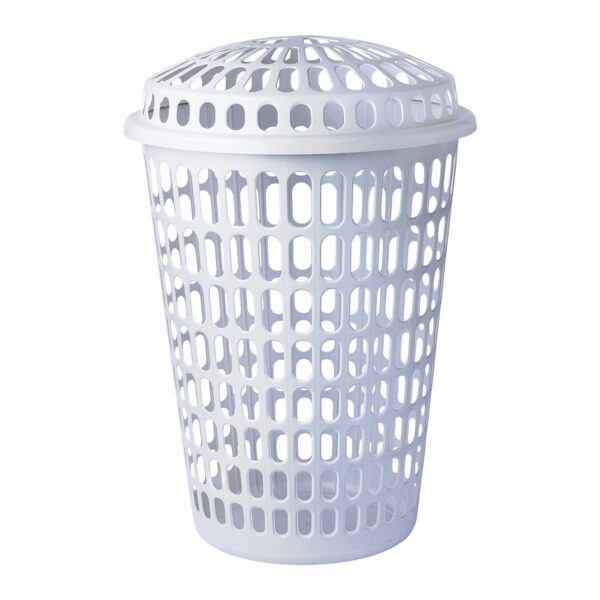Cesto Telado Redondo 60L Cinza