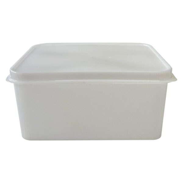 Organizador Hermético Branco c/ Tampa Branca 5L